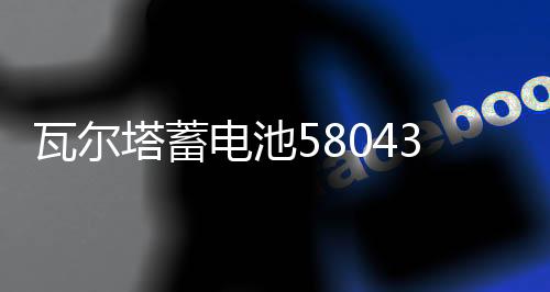 瓦爾塔蓄電池58043適配寶馬3系5系奔馳C級E級沃爾沃汽車電瓶 銀標