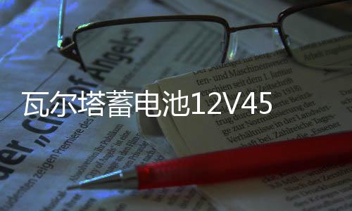 瓦爾塔蓄電池12V45AH天語雨燕五菱宏光長安之星東方小康汽車電瓶