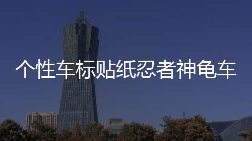 個性車標貼紙忍者神龜車貼大眾車尾貼高爾夫6GTI邁騰CC新POLO途觀