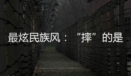 最炫民族風(fēng)：“摔”的是力量與技巧，“跤”的是朋友