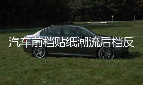 汽車(chē)前檔貼紙潮流后檔反光貼個(gè)性改裝遮陽(yáng)擋前擋風(fēng)玻璃創(chuàng)意裝飾貼