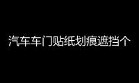 汽車車門(mén)貼紙劃痕遮擋個(gè)性創(chuàng)意裝飾貼防水可愛(ài)情侶貼花