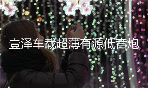 壹澤車載超薄有源低音炮重低音汽車改裝音響專用座椅10寸藍(lán)牙音箱