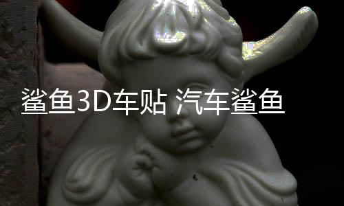 鯊魚3D車貼 汽車鯊魚車身貼紙 改裝車飾貼立體拉花腰線劃痕遮擋貼